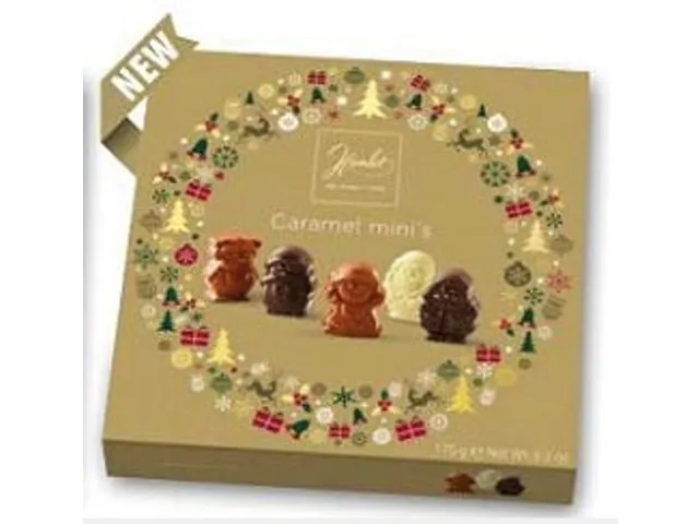Caramel Mini's chocolade, doos van 175 g