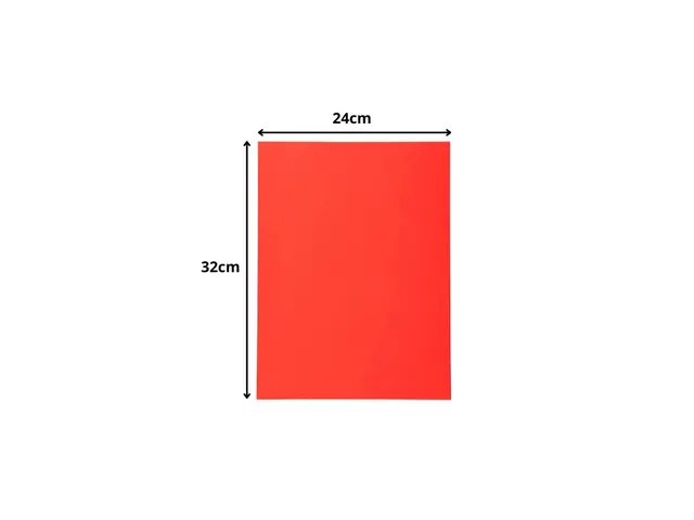 100 dossiermappen FOREVER 250 100%gerecycleerd 24x32cm Rood