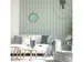 Horloge murale NeXtime Berlin L de 40 cm en aluminium vert menthe