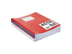 Schrift SOHO Basic A5 ruit 10x10mm 80 pagina's 60gr assorti 8+2 gratis
