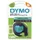 Labeltape Dymo Letratag 91204 plastic 12mm zwart op groen S0721640
