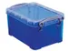Opbergdoos 0,7 Liter Transparant Blauw