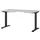 Elektrisch ihv bureau,HxBxD 720-1200x1400x800mm,blad lichtgrijs