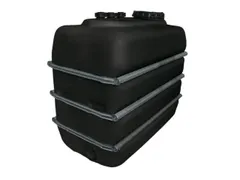 Opslagtank Ruimtebesparend Pe Hxlxb 1650X1870X1000Mm 2500 Liter Zwart