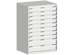 ladekast HxBxD 1200x800x650mm 10laden zware lasten RAL7035