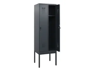 schoollocker,HxBxD 1950x600x500mm,2vak,vak B 300mm,draaigrendel - 1