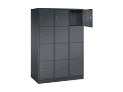 grootvolume-lockersysteem,HxBxD 1950x1220x600mm,3x4vakken,cil.-slot