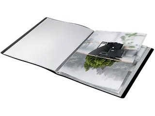 Showmap Leitz Recycle A4 20 tassen gerecycled PP zwart - 2