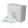 Poetslappen WTR P25210 witte tricot met gekleurd randje 10kg