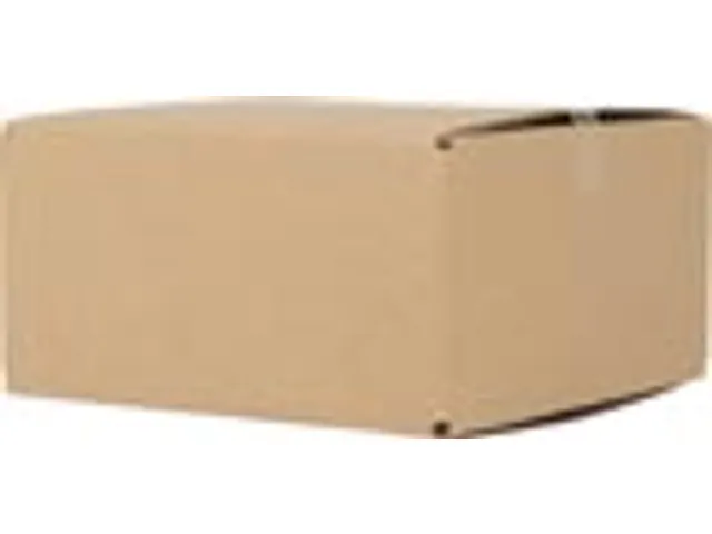 Verzenddoos enkele golf 3 mm bruin 200 x 200 x 100 mm