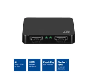 Splitter ACT 4K HDMI 1.4 2 poorts - 4
