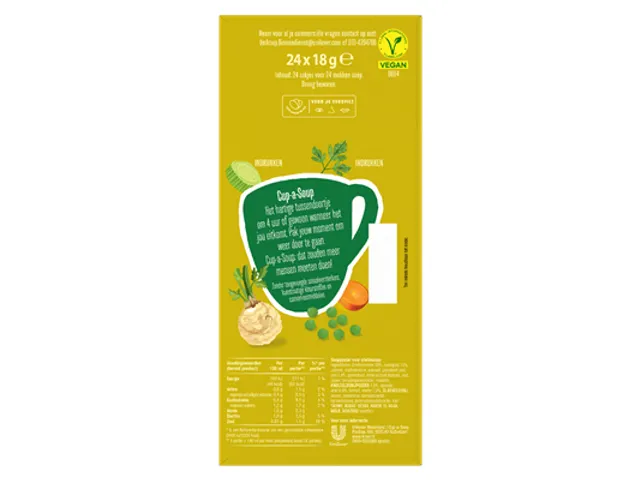 Knorr Cup-a-Soup erwt 24 zakjes 140 ml