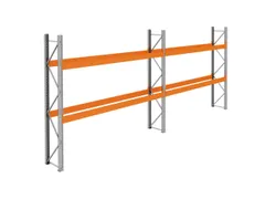 palletstelling,basis+1xaanbouw,HxBxD 3360x7500x750mm,vakl. 3400kg