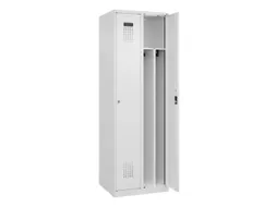 locker voor scheiding van kleding,HxBxD 1850x600x500mm,2vak