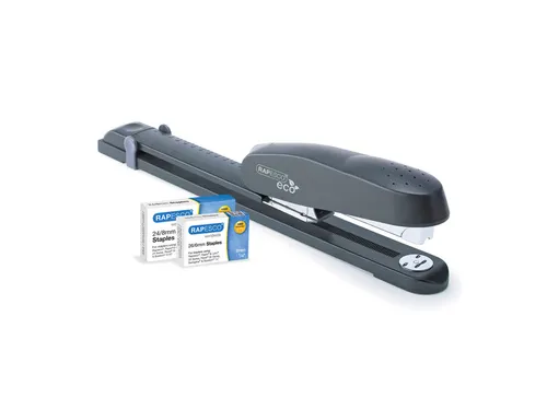 Lang Arm nietmachine ECO 790 zwart'+ 1000 x 26-6mm + 1000 x 24-8mm 50
