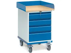 Verrijdbare Kast 2446 150kg 650x550mm Ral5007