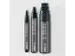 Marqueur craie Sigel Noir Pointe ogive 1-2mm set 2 pièces