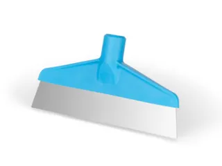 Vikan Hygiene Tafel- en Vloerschraper RVS Blad 245x70mm Blauw - 8
