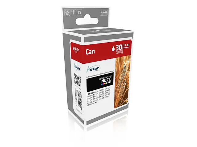 As15524 Astar Canon Cl513 Mp Inkt 3-Kleuren Rebuilt 349Pagina's 13ml