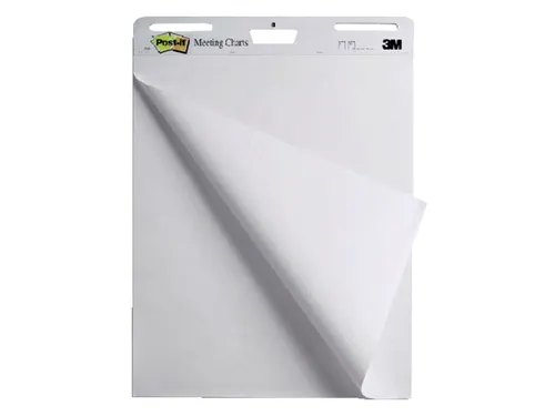 Meeting chart 3M Post-it 559 Super Sticky 635x762mm blanco