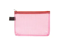 Ritszak Foldersys A6 PVC transp rood