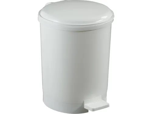 Pedaalemmer CEP 20 liter wit met soepel voetpedaal
