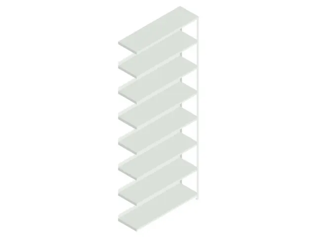 dossierstelling,aanbouwveld,HxBxD 2550x1000x300mm,vaklast 60kg