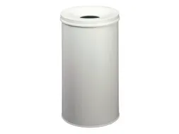 Afvalbak Vlamdovend Safe Round 60 Liter Grijs