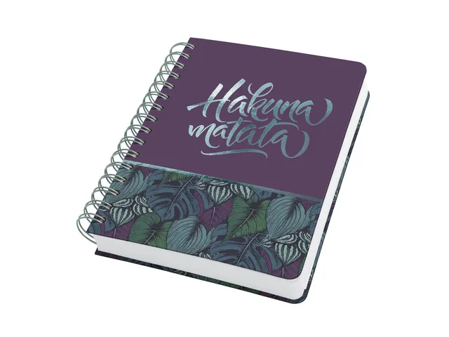 Notitieboek Jolie A5 spir. JUNGLE DREAMS punt-gelijnd 240pag 120gr HC