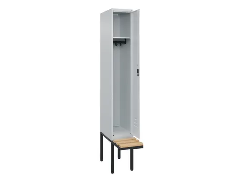 locker met bank,HxBxD 2120x300x815mm,1vak,vak B 300mm,cil.-slot