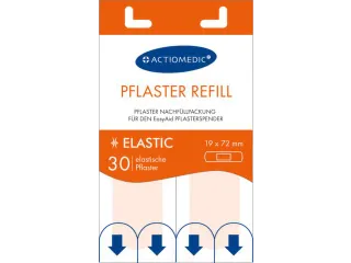 reservevulling,v. pleisterdispenser,30x elastisch,pleister LxB 72x19mm - 3