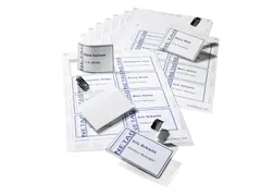 Badgesets met klem 90x60mm