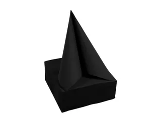 Servet Pronappe 1/4 vouw 2-laags 380x380mm 40 vel zwart - 3
