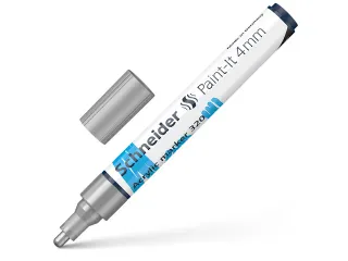 Acrylmarker Schneider Paint-It 320 4mm zilver - 7
