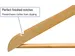 Kledinghanger MAULmira hout 20 stuks 44.5x1.2x23cm bruin