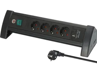 Stekkerdoos Brennenstuhl Premium 4-voudig USB-C en USB-A zwart - 1
