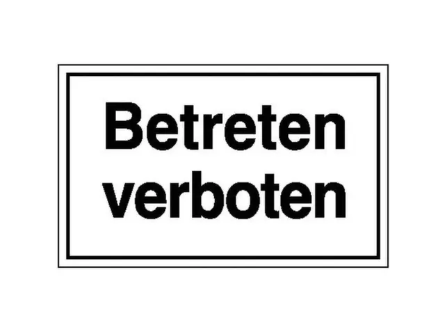 aanwijzingsbord,Verboden te betreden,aluminium gemerkt,gemoffeld