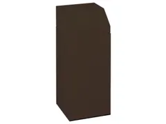 Verzamelaar 76 liter HxBxD 890x380x380mm sticker gft-afval Bruin