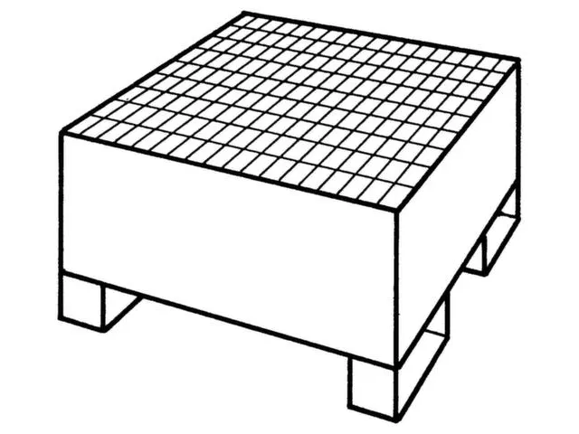 Bac de rétention modulable 1x200l vol. de rétention 203l HxlxP 465x8