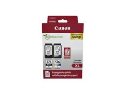 Canon PG-575XL & CL-576XL Inktcartridges Zwart + Kleur XL