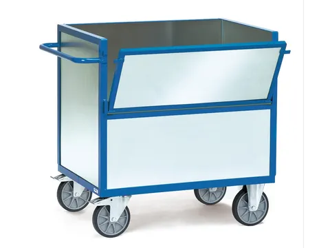 Chariots caisses en tôle