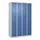 dubbeldekse locker,HxBxD 1850x1200x500mm,4x2vak.,vak B 300mm,cil.-slot