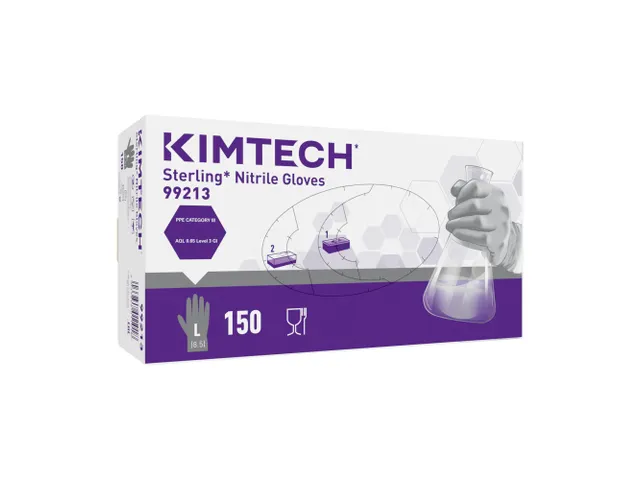Kimberly 9921 Sterling Handschoen nitril grijs maat S