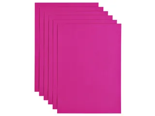 Kopieerpapier Papicolor A4 200gr 6 vel felroze - 1