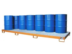 opvangbak,v. 12x200l vat,opvangvol. 335l,HxBxD 200x1300x3880mm