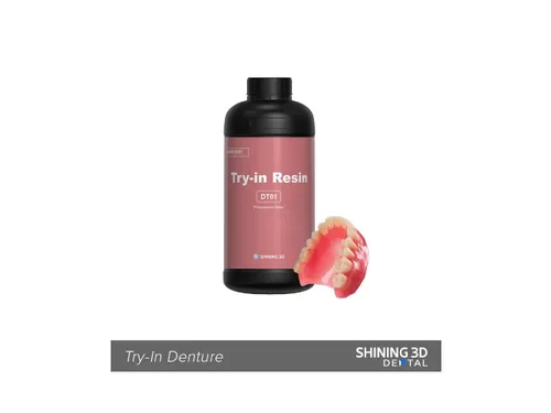 Shining3D Try-In Denture Resin DT01 1Kg