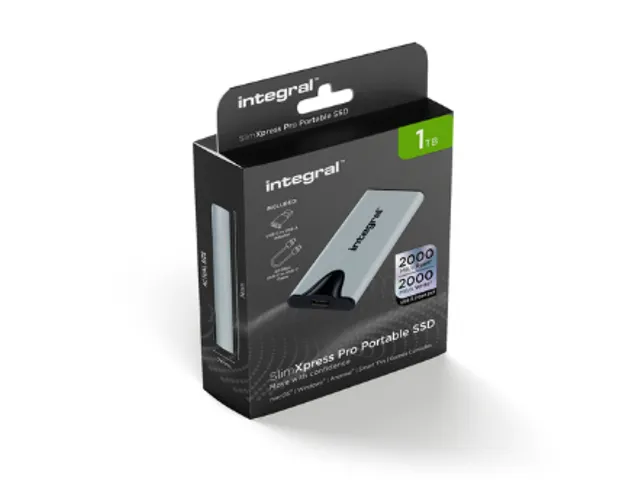 SSD Integral SlimXpress Portable USB-C 1TB