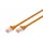 CAT 6 S-FTP patchkabel Cu LSZH AWG 27/7 Lengte 1m Oranje