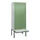 PBM-locker met bank,HxBxD 2120x800x815mm,2vak,vak B 400mm,draaigrendel