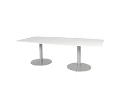 Linesto Vergadertafel Vaste Hoogte 240x120 Ton Grijs 25mm Alu